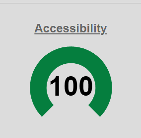 Accessibility Score 100